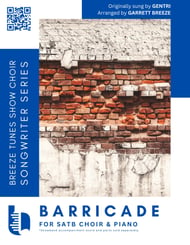 Barricade SATB choral sheet music cover Thumbnail